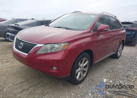 2010 Lexus Rx 350 from USA, damaged, VIN 2T2ZK1BA9AC017489